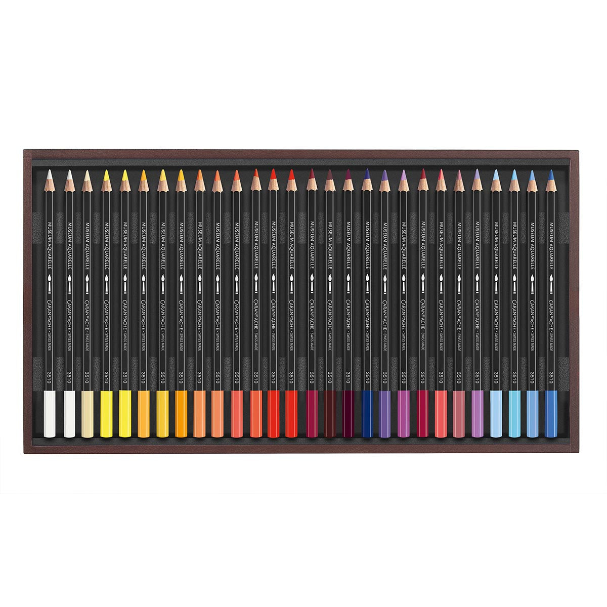 Caran d'Ache Wooden Box of 76 Colours MUSEUM Aquarelle