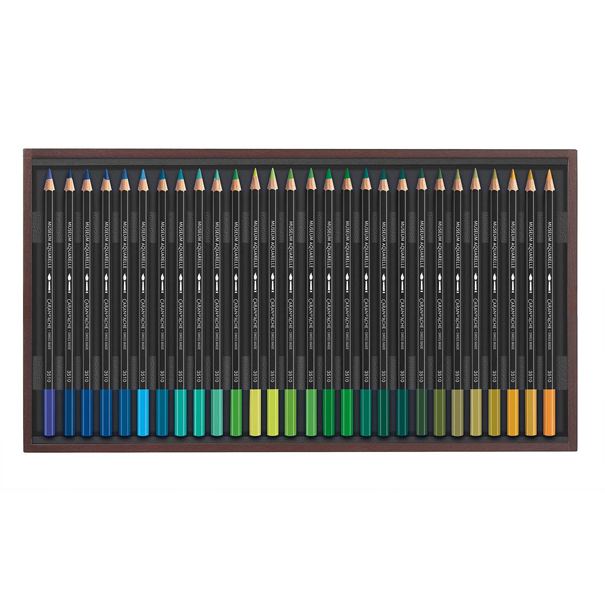 Caran d'Ache Wooden Box of 76 Colours MUSEUM Aquarelle