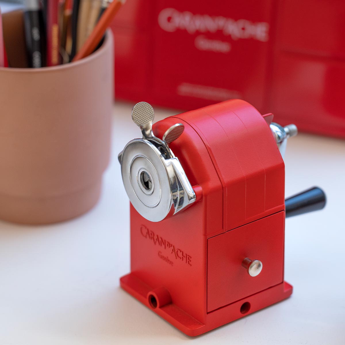 Caran d'Ache Red Metal Sharpening Machine