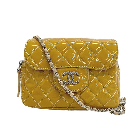 Chanel Quilted Patent Leather Mini Crossbody