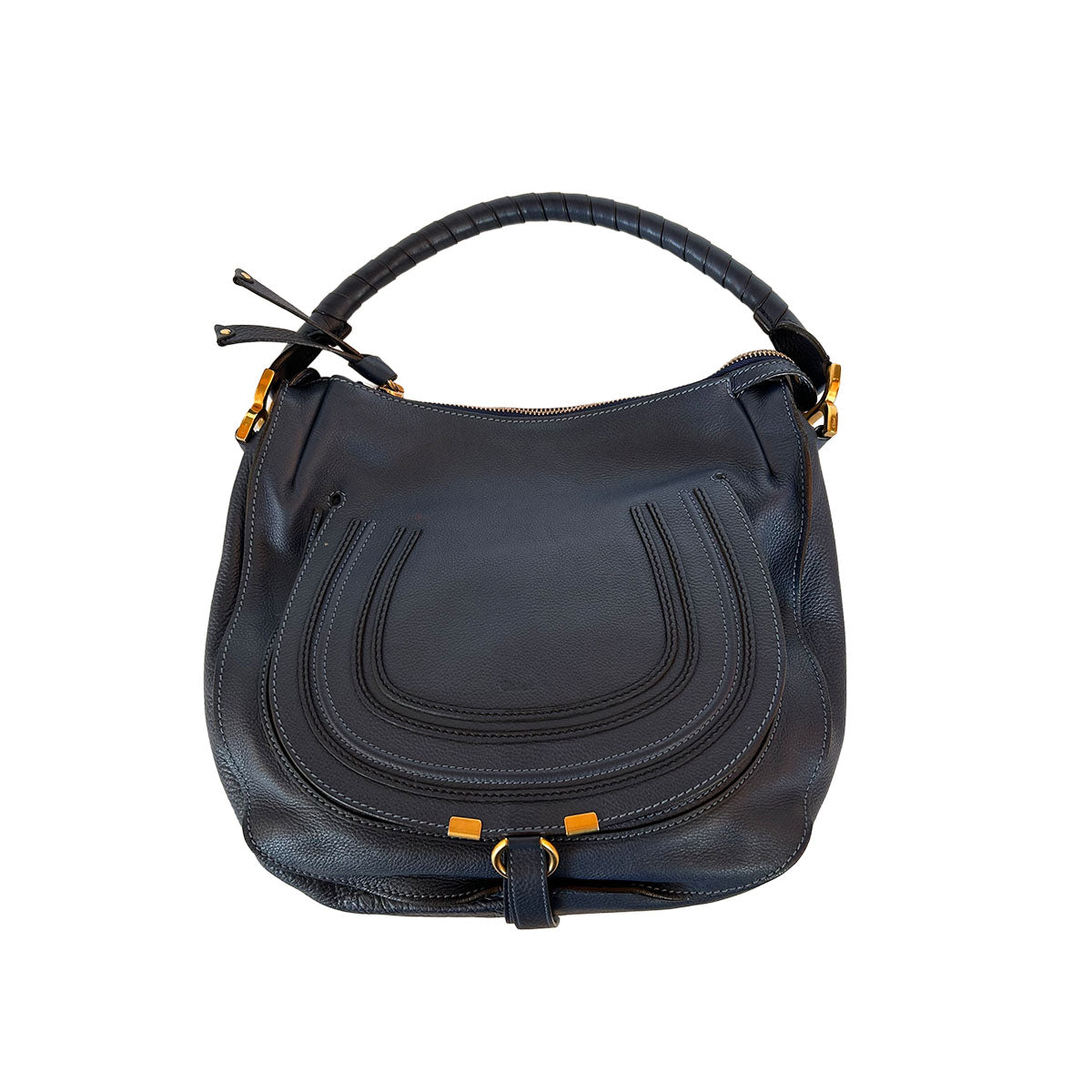 Pre-Loved Chloe Marcie Hobo Bag