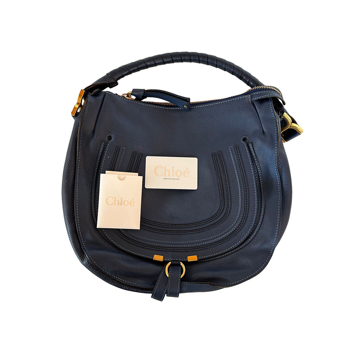 Pre-Loved Chloe Marcie Hobo Bag