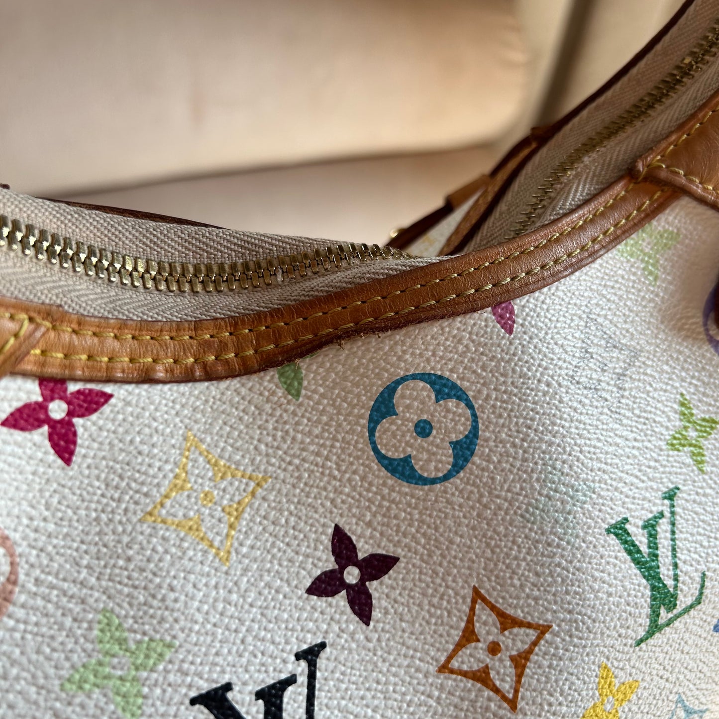 Pre-Loved Louis Vuitton Multicolor Monogram Greta