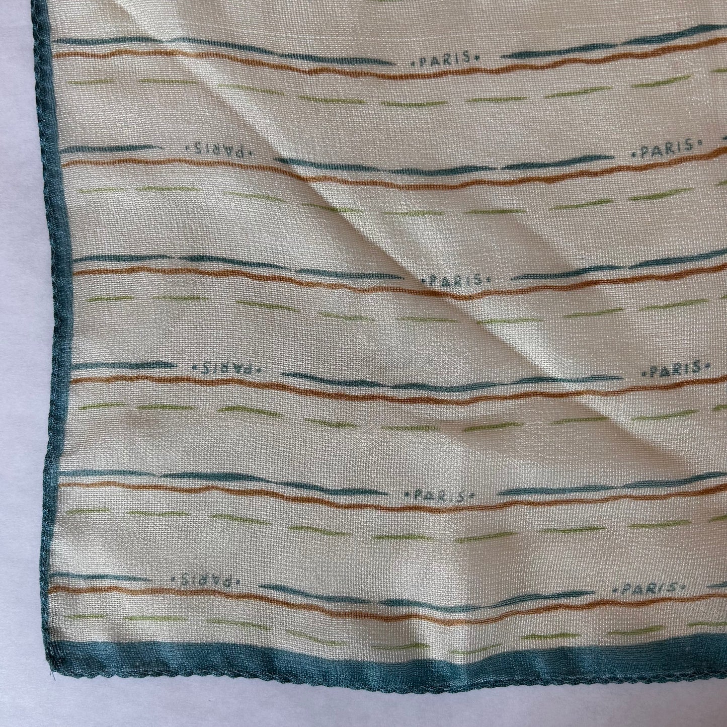 Vintage 100% Silk Handkerchief