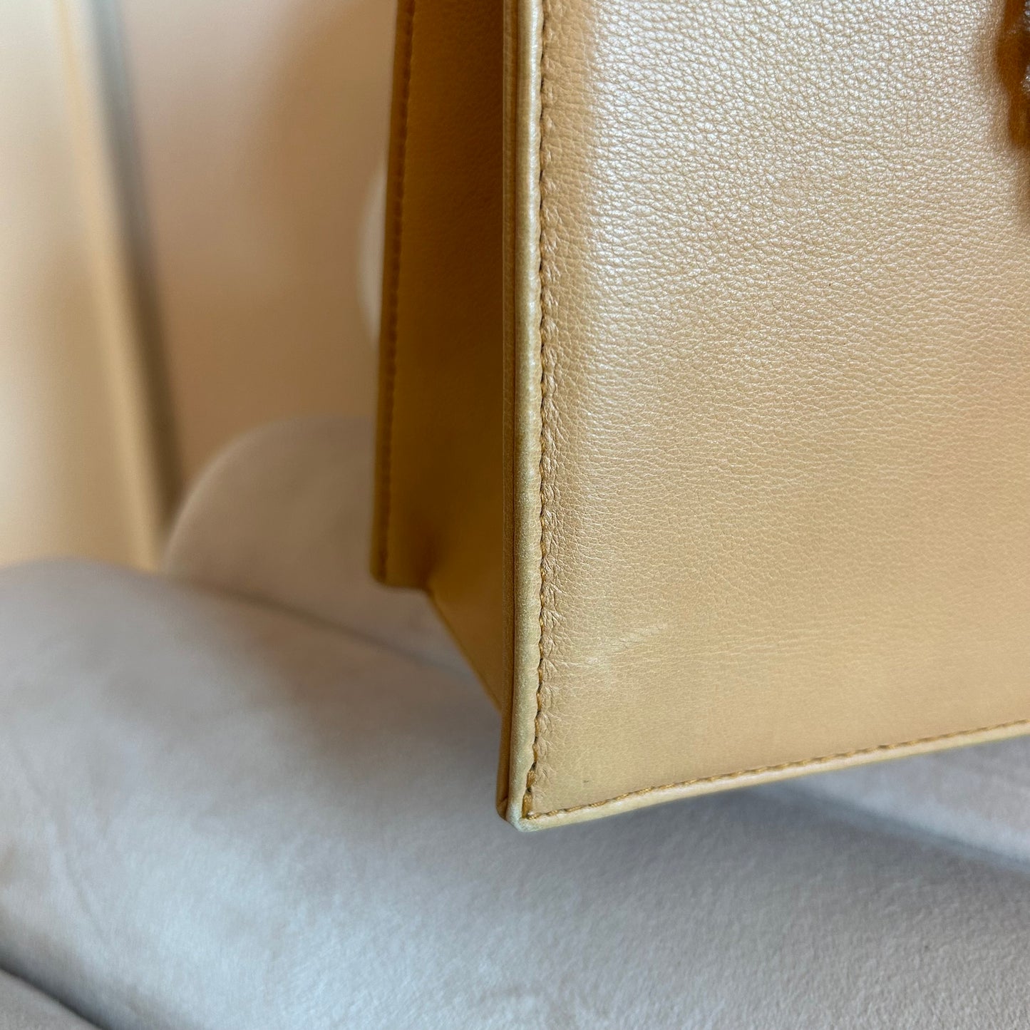 Pre-Loved Chanel Lambskin Mini Shopper Tote