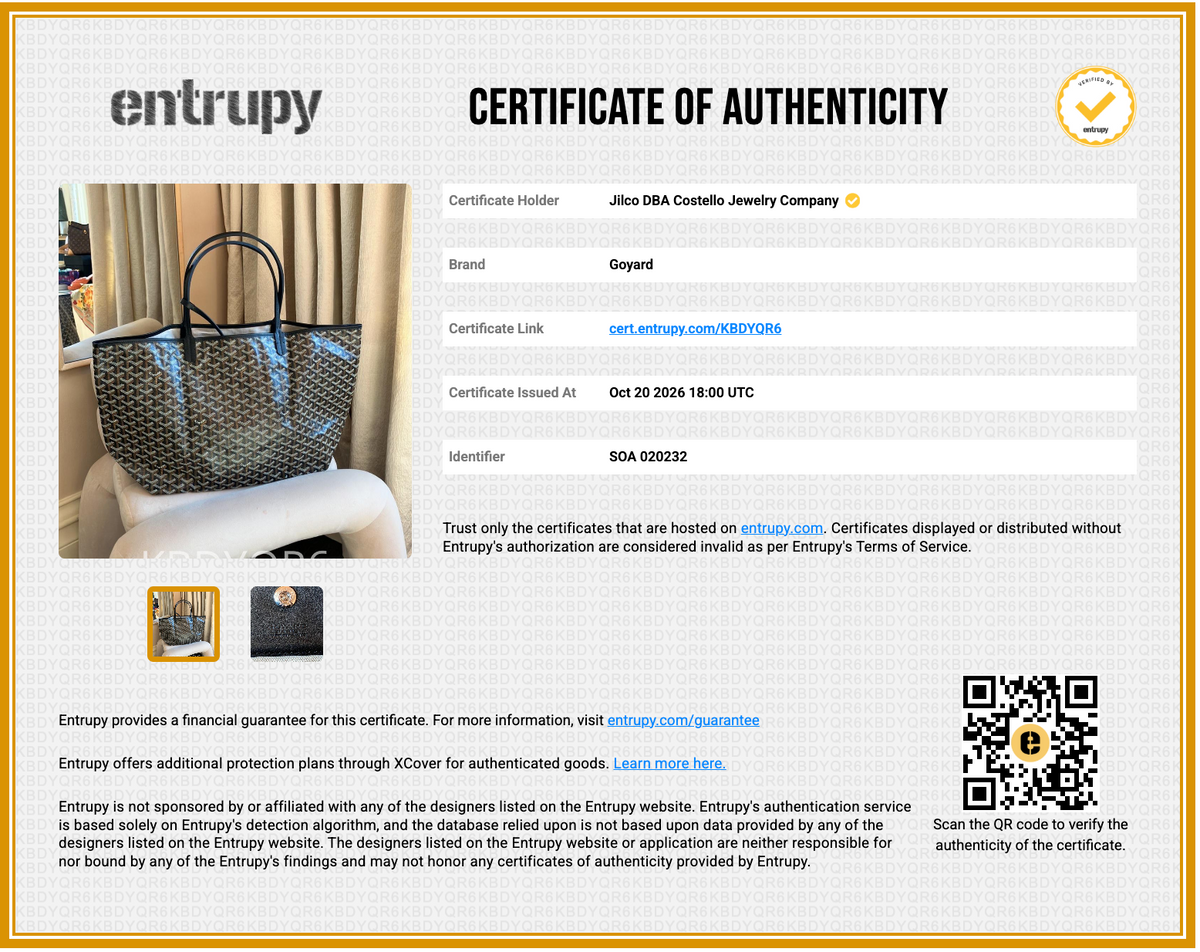 Pre-Loved Goyard Saint Louis GM Tote Bag