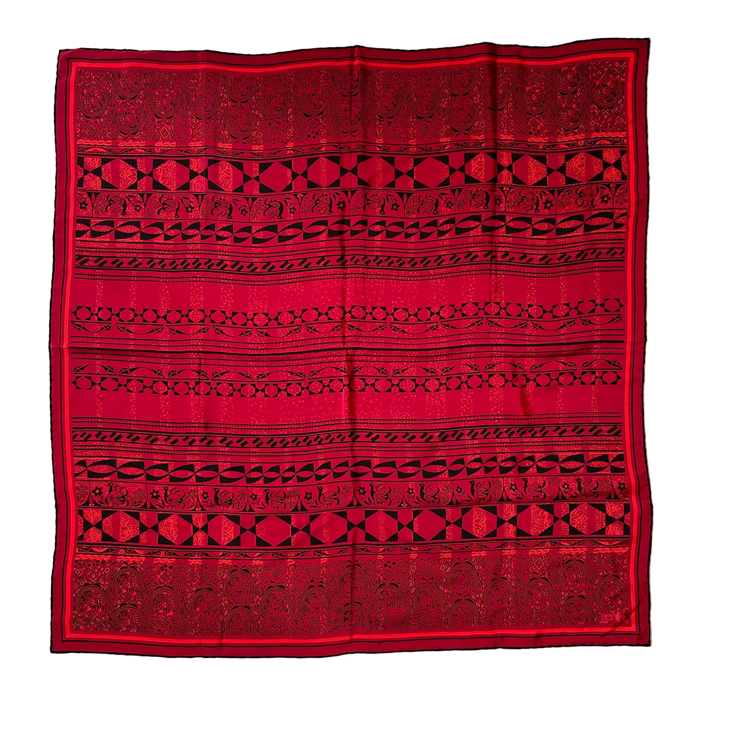 Vintage 100% Silk Scarf