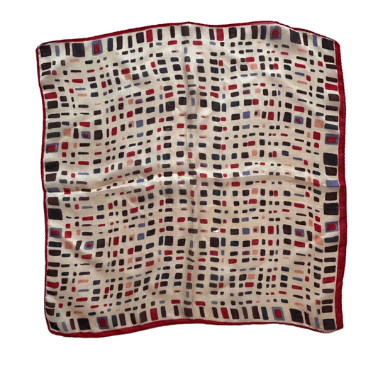 Vintage 100% Silk Handkerchief