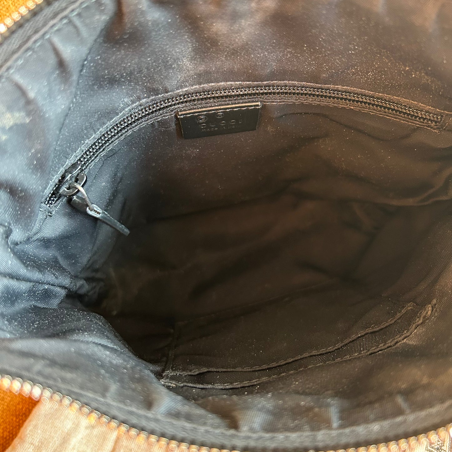 Pre-Loved Gucci Techno Canvas Web Messenger Bag