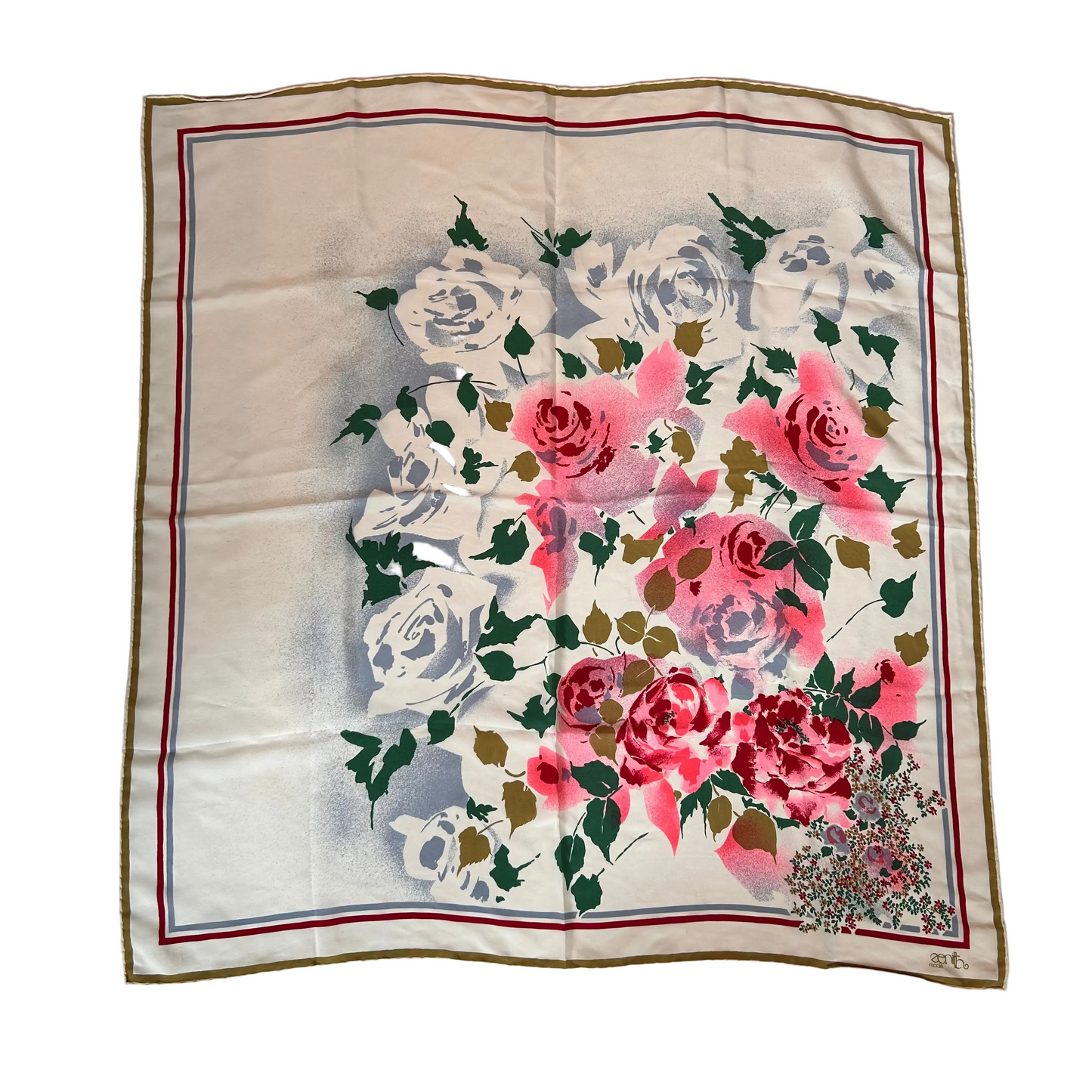 Vintage 100% Silk Scarf