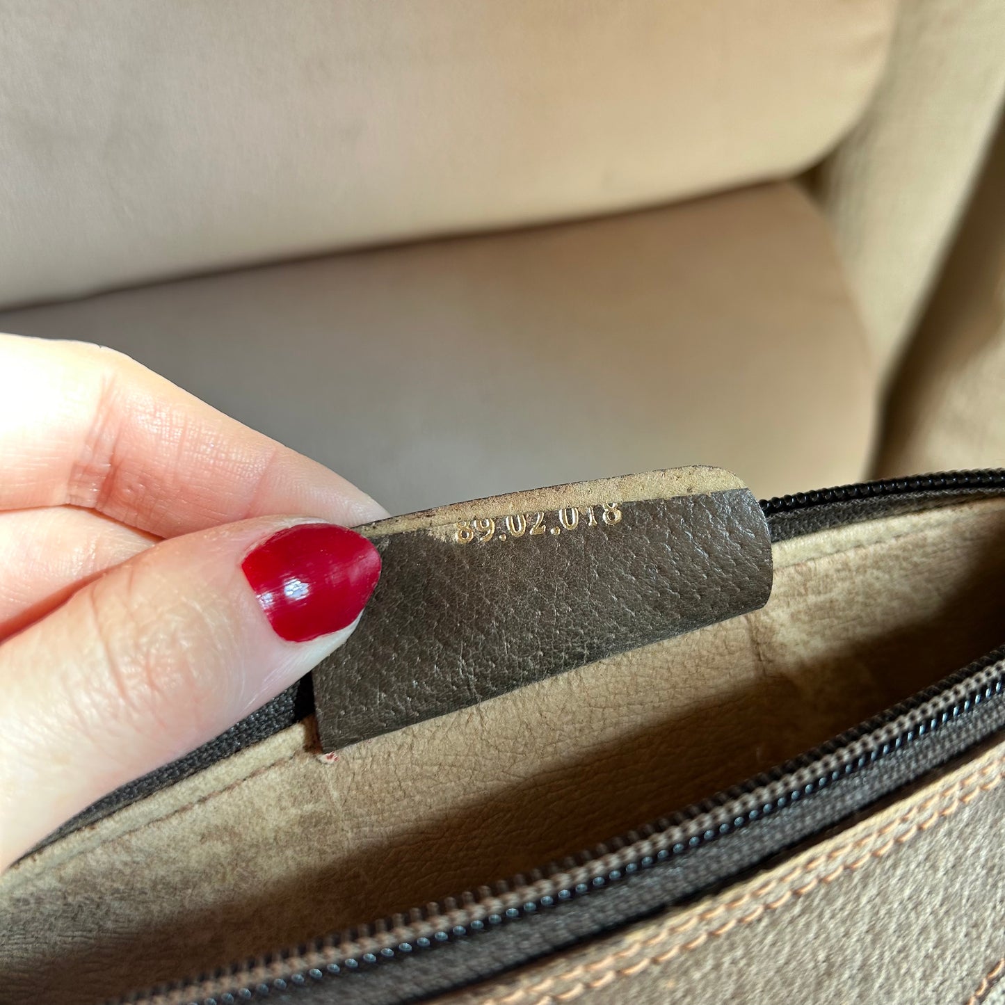 Pre-Loved Gucci GG Supreme Sherry Line Shoulder Bag