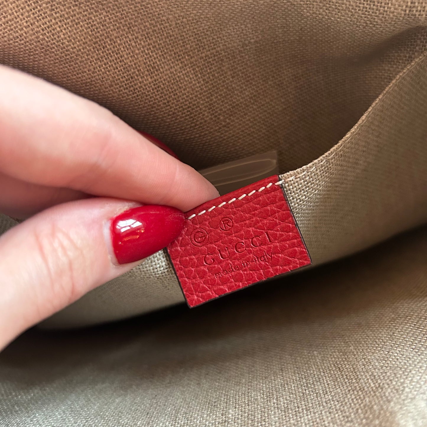 Gucci Bamboo Leather Clutch