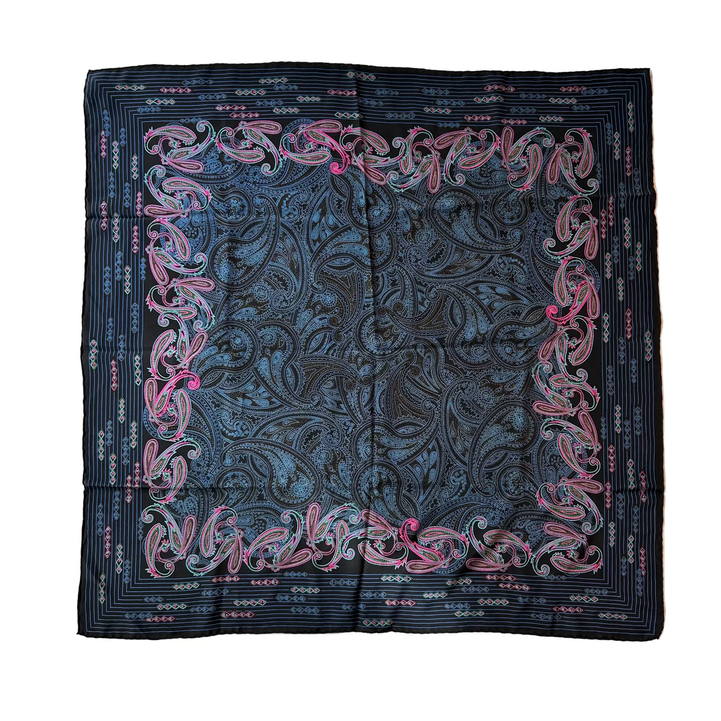 Vintage 100% Silk Scarf