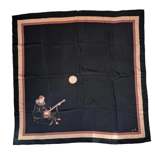 Vintage 100% Silk Scarf