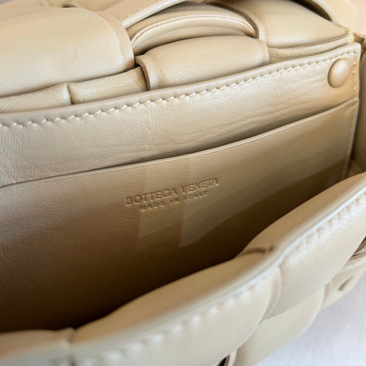 Pre-Loved Bottega Veneta Padded Cassette Belt Bag