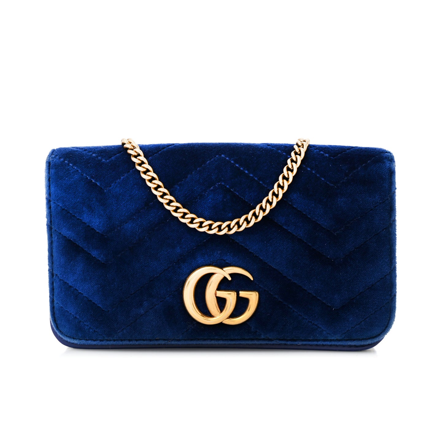 Pre-Loved Gucci Double G Marmont Mini Bag