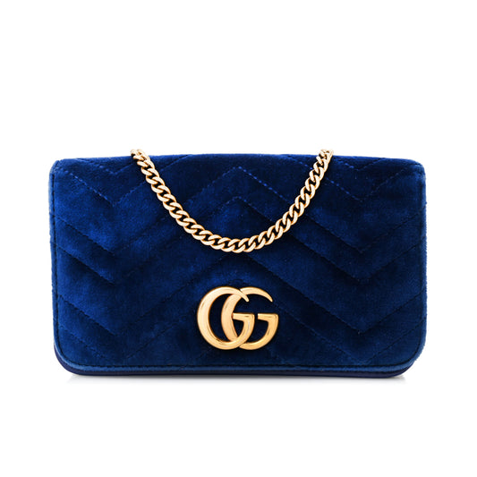 Pre-Loved Gucci Double G Marmont Mini Bag