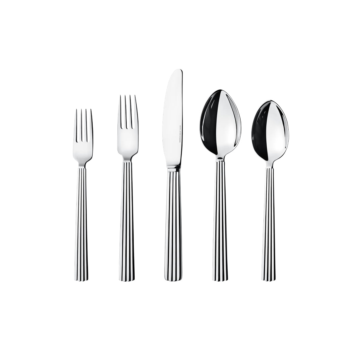 Georg Jensen Bernadotte 5 Piece Cutlery Set