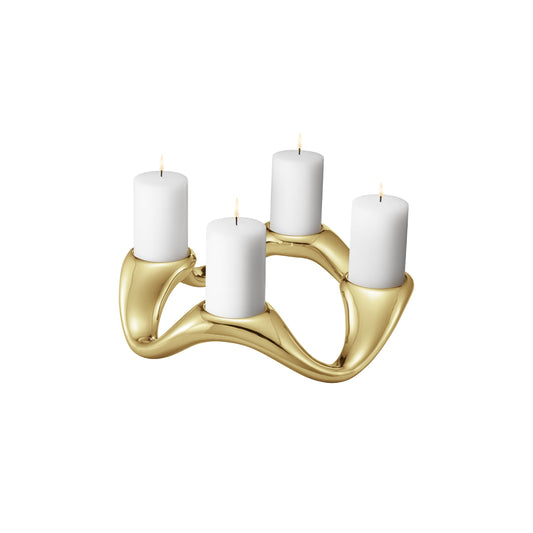 Georg Jensen Cobra Round Candleholder