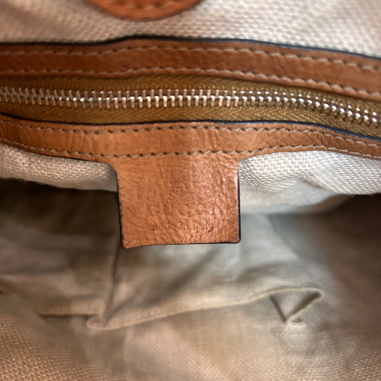 Pre-Loved Gucci Marrakech Leather Shoulder Bag