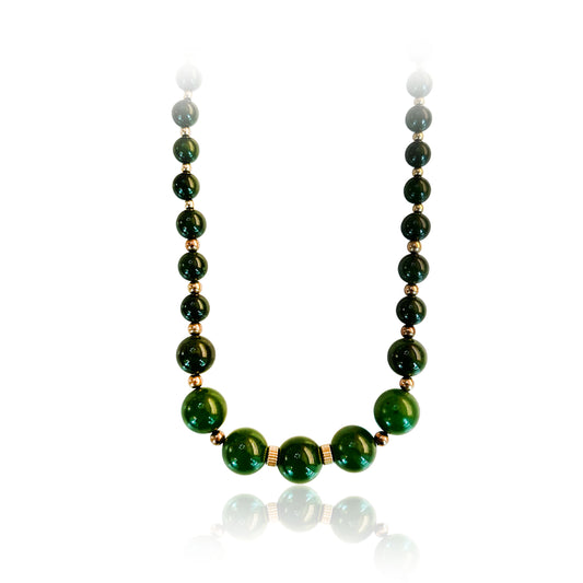 Beaded Jade Necklace