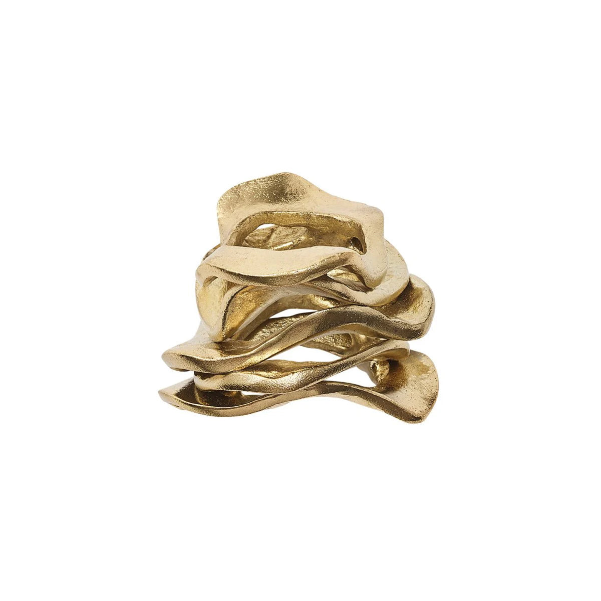Kim Seybert Flux Napkin Ring - Set of 4