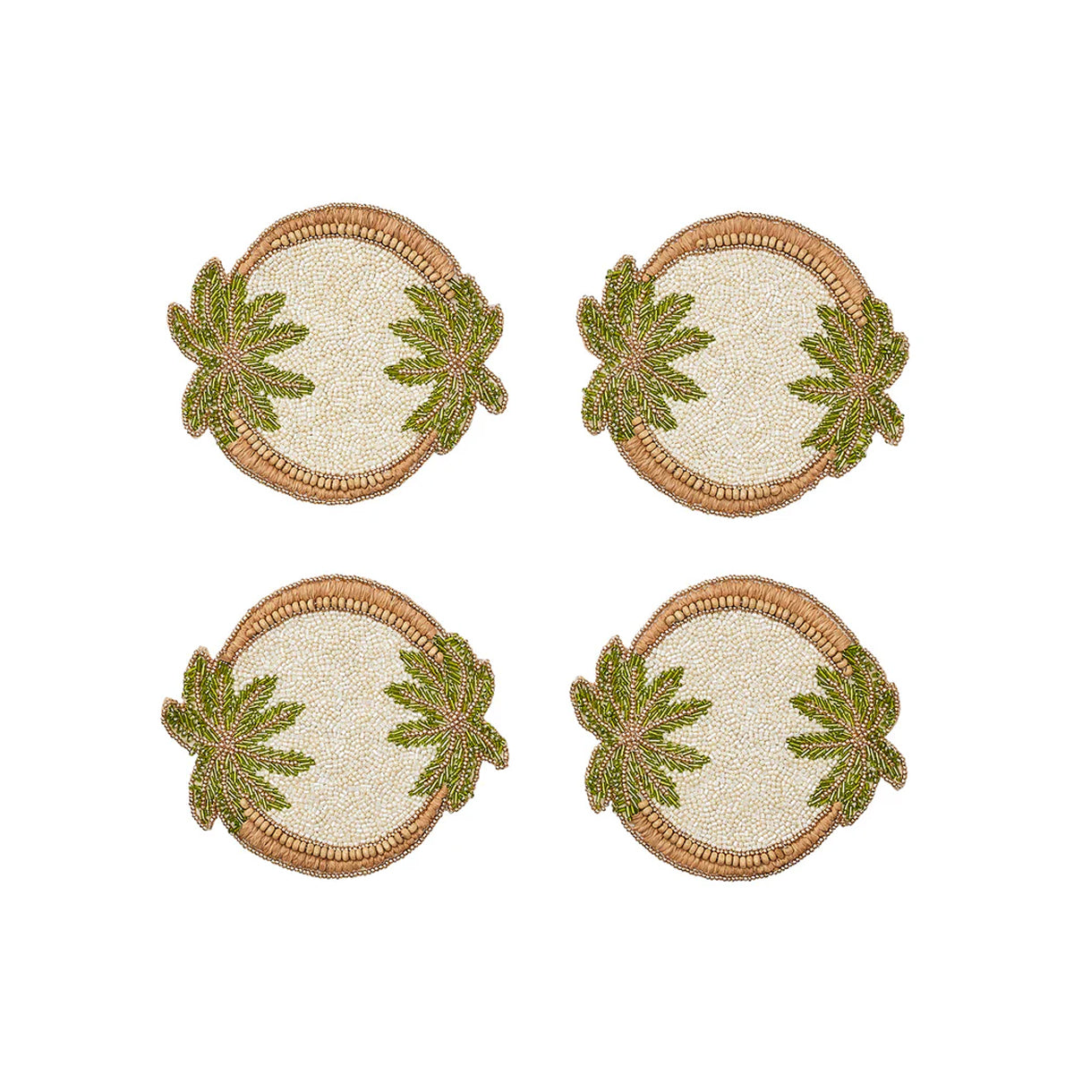 Kim Seybert Oasis Coasters - Set of 4