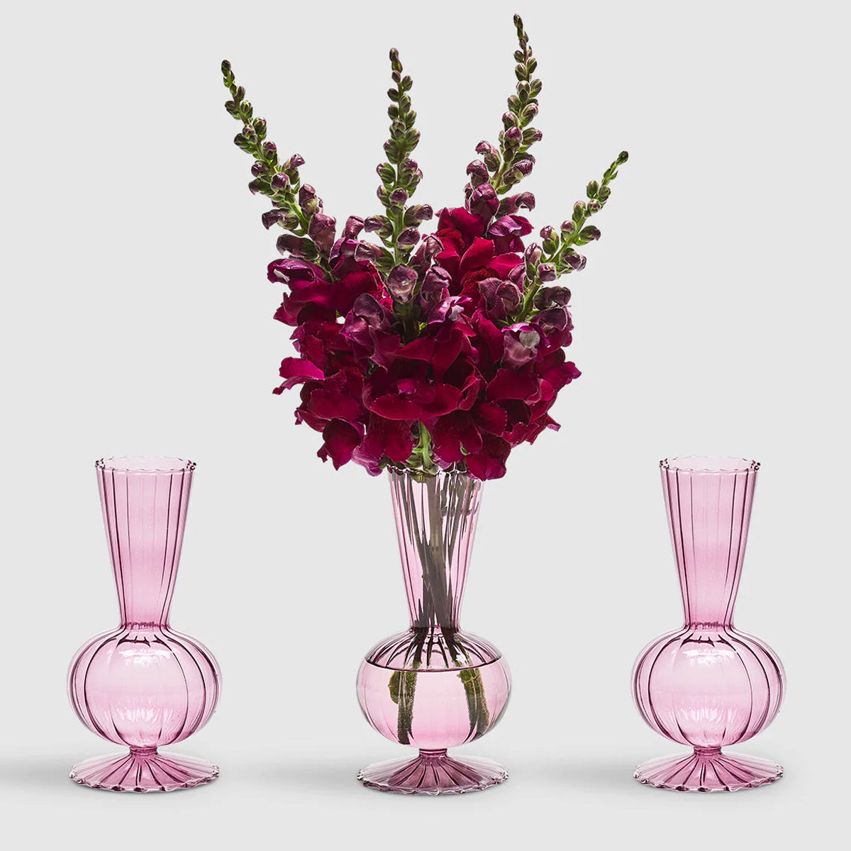 Kim Seybert Tess Bud Vase - Set of 3