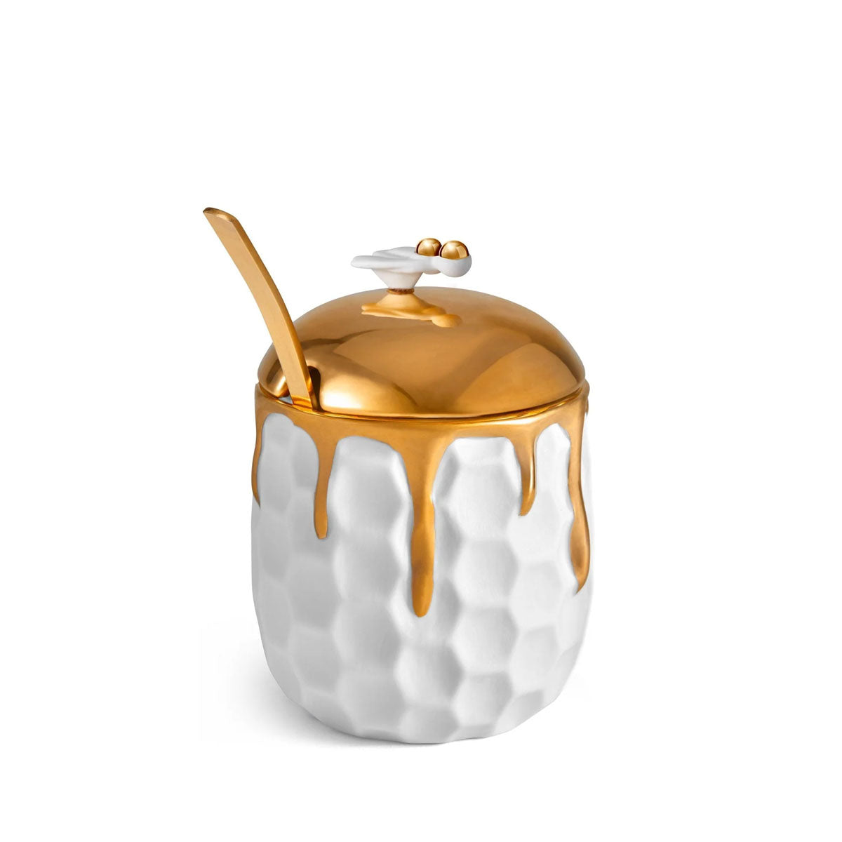 L'Objet Beehive Honey Pot and Spoon