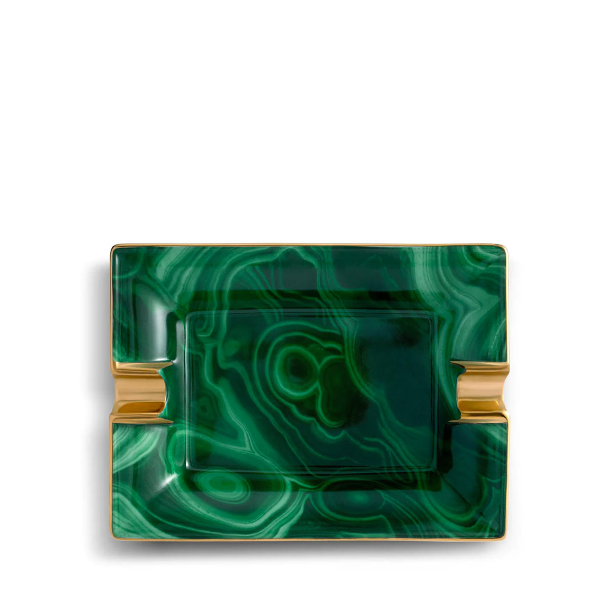 L'Objet Malachite Ashtray