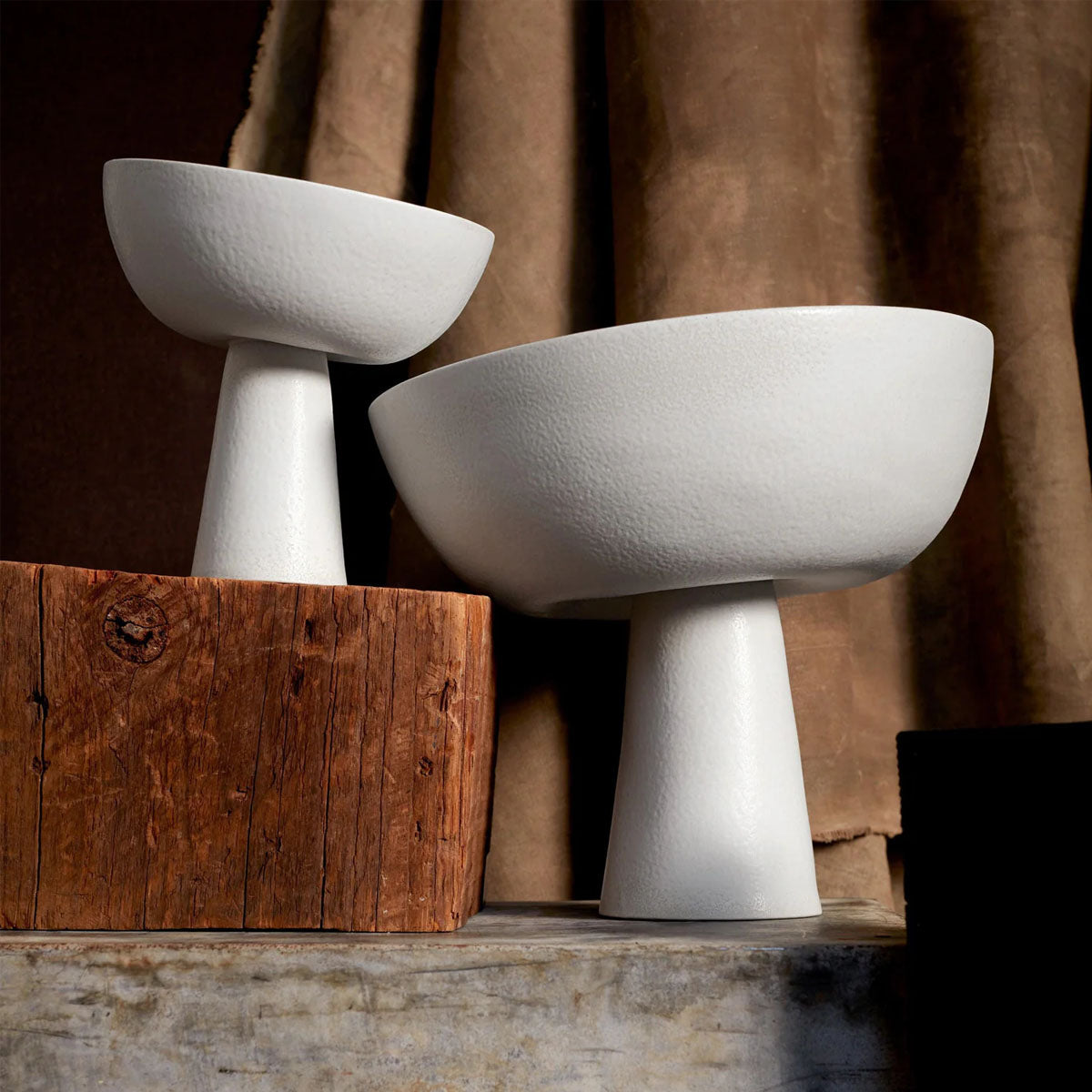 L'Objet Terra Bowl on Stand - Small