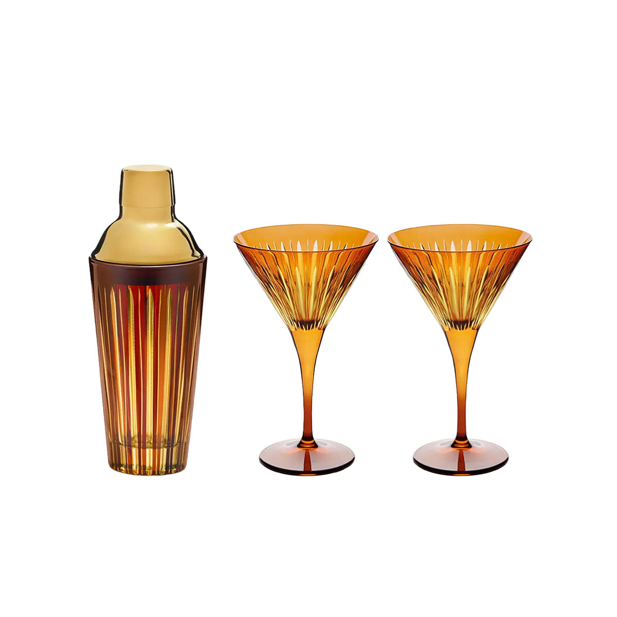 L'Objet Prism Cocktail Set - Amber
