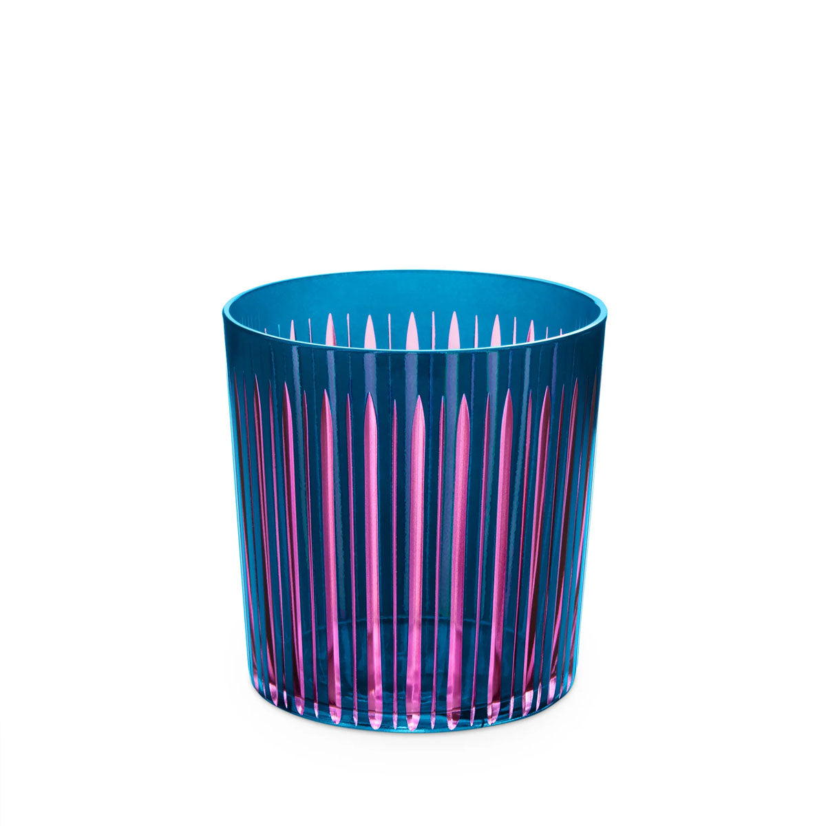 L'Objet Prism Double Old Fashioned Glasses - Set of 4 (Blue)