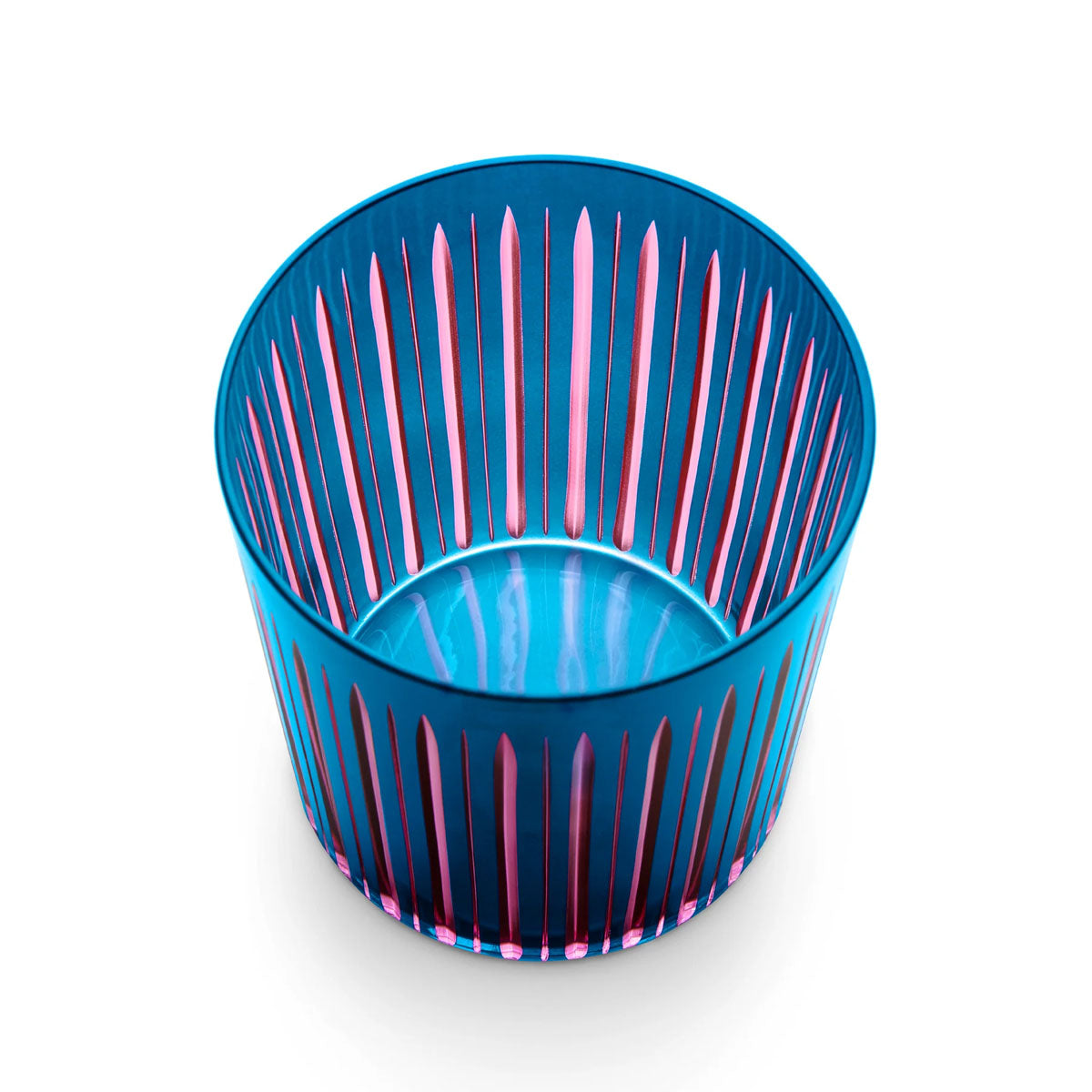 L'Objet Prism Double Old Fashioned Glasses - Set of 4 (Blue)