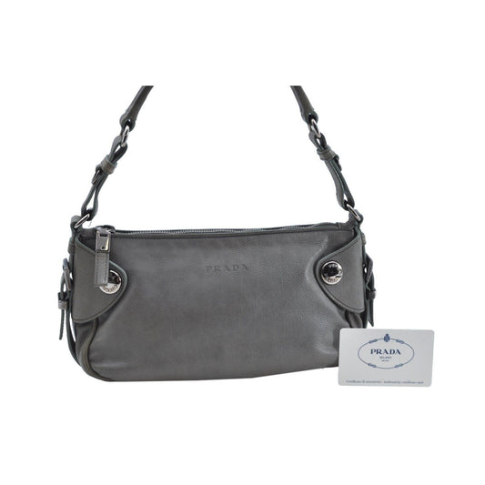 Prada Buffalo Snaps Shoulder Bag