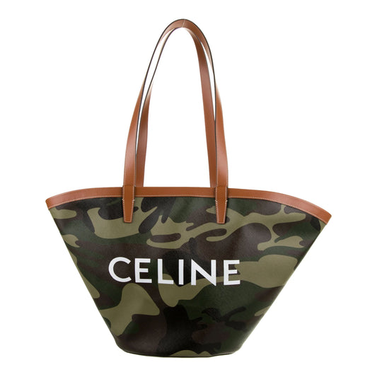 Pre-Loved Celine Large Camouflage Couffin Tote
