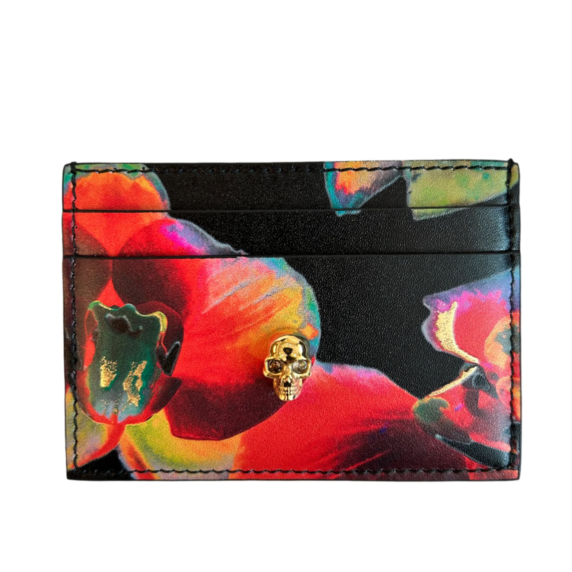 【Alexander McQUEEN】FLOWER CARD HOLDER Alexander McQueen Painted Flower Card Holder | eBay