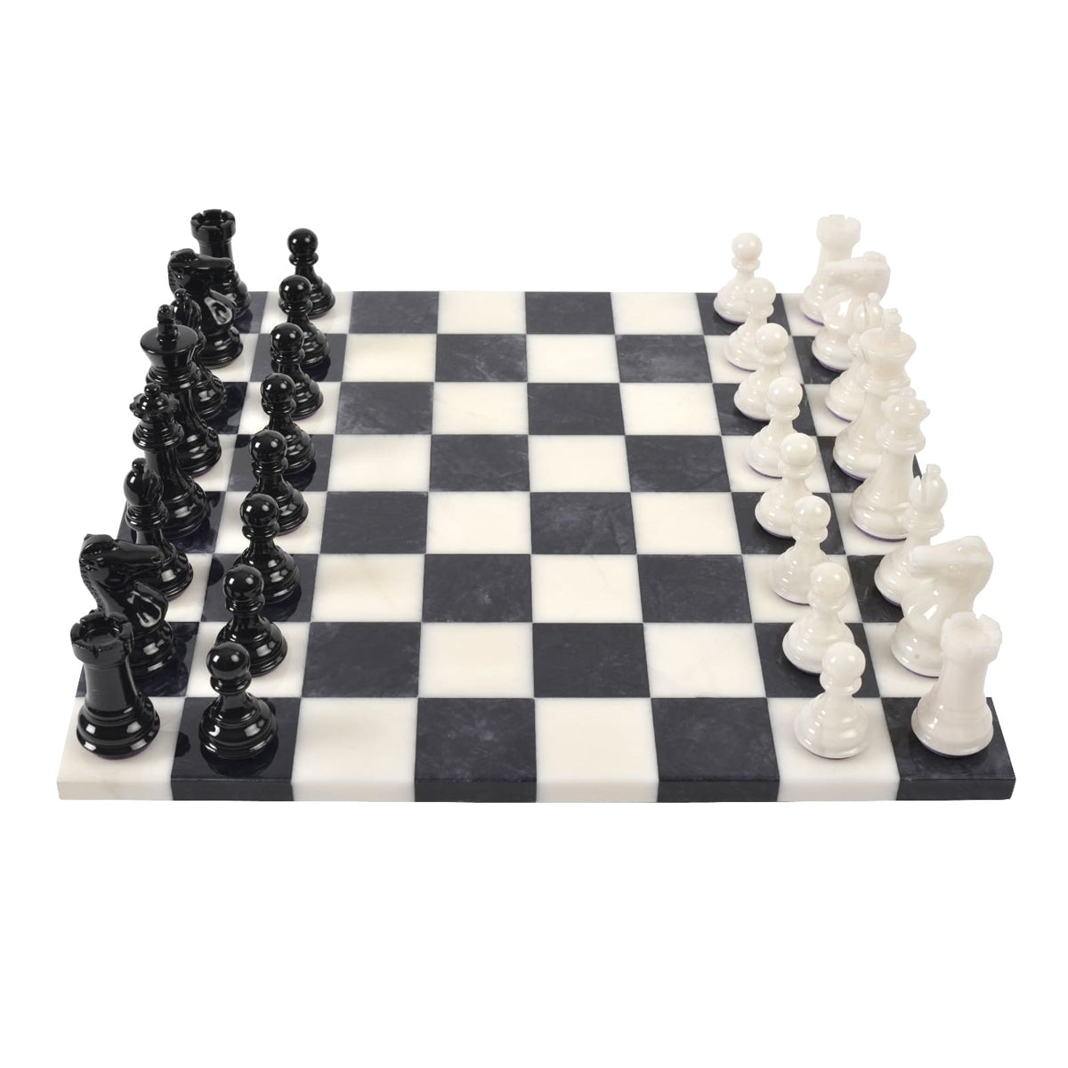 Purling Black vs White Chess Set