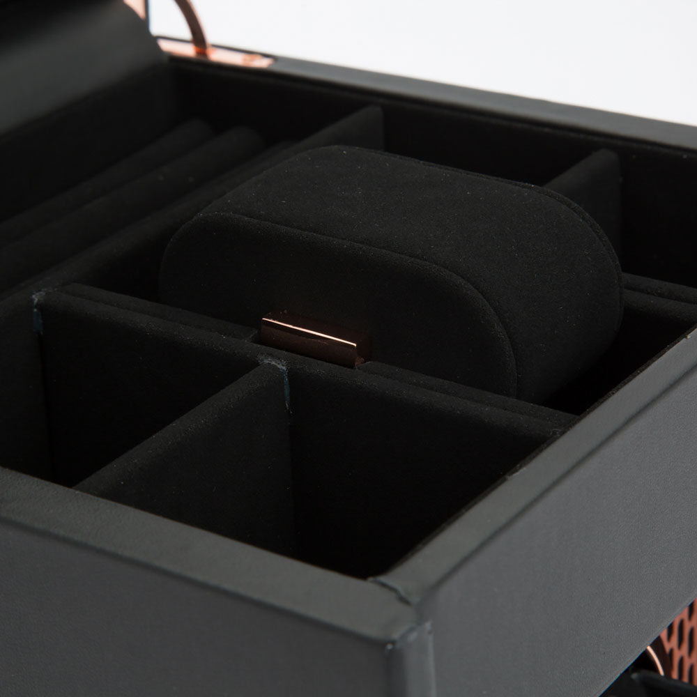 WOLF 1834 Axis Single Watch Winder With Storage