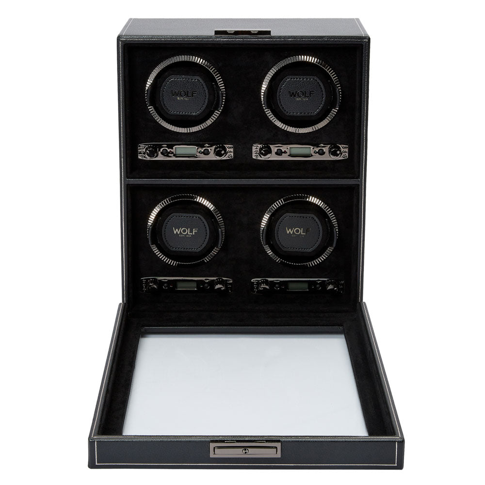 WOLF 1834 British Racing 4 Piece Watch Winder