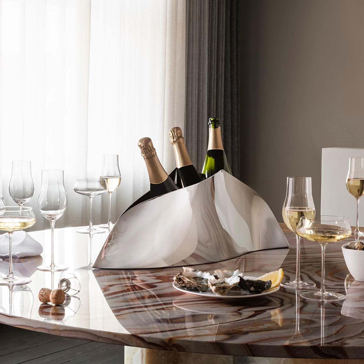 Georg Jensen SKY Champagne Flute - Set of 6