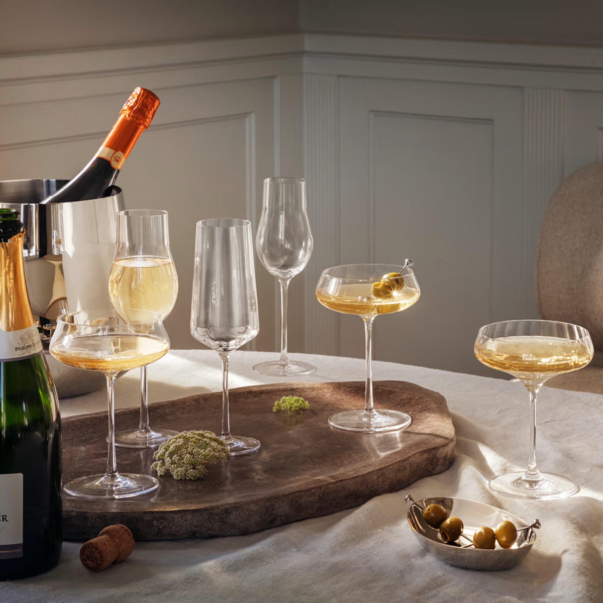 Georg Jensen SKY Champagne Flute - Set of 6