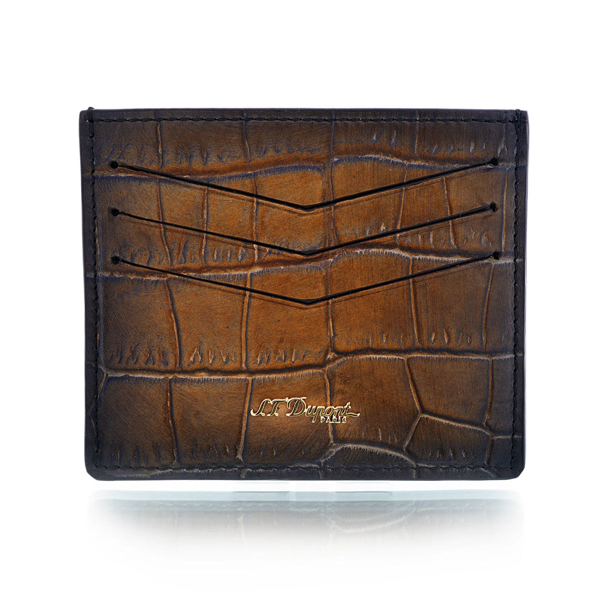 S.T. Dupont Porte Cartes Atelier Havana Credit Card Holder