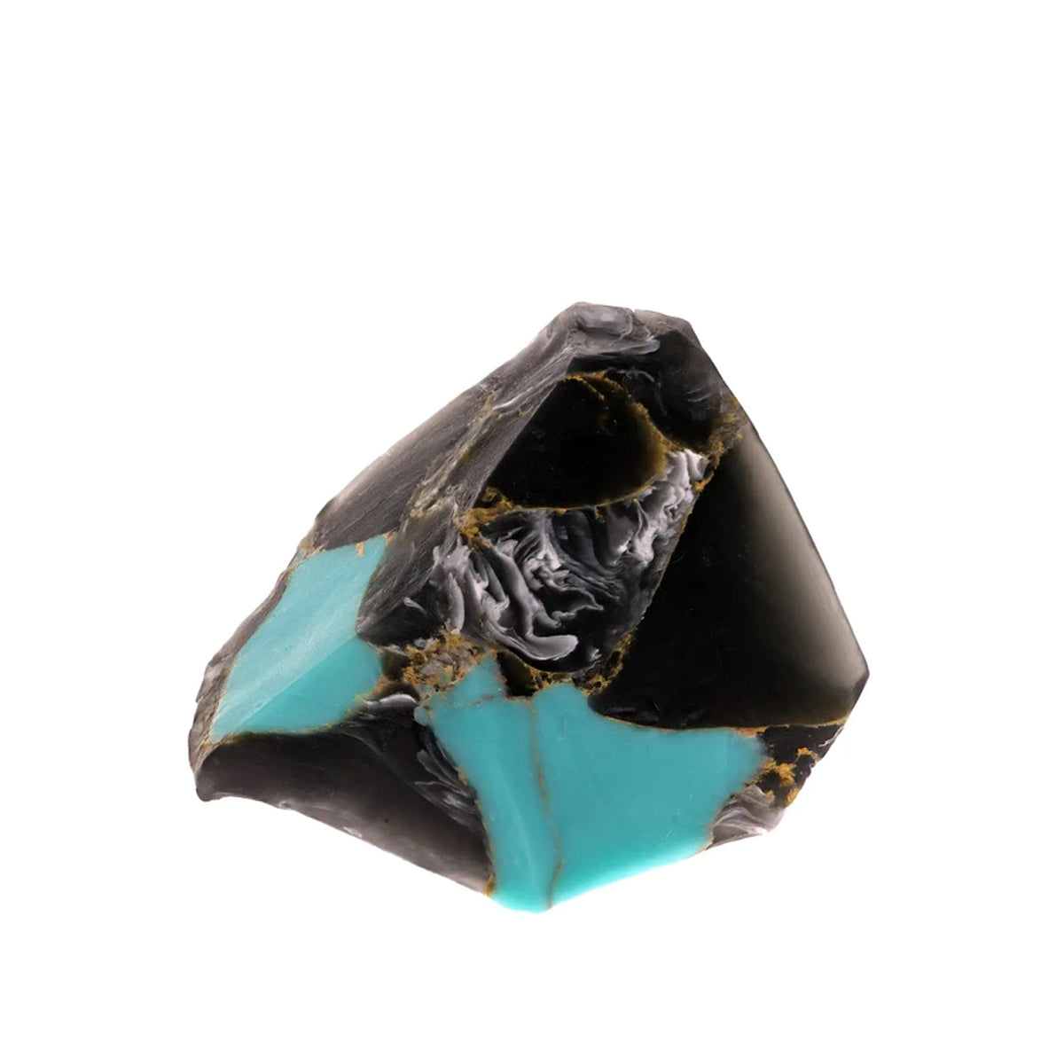 SoapRocks - Turquoise in Onyx Jewel