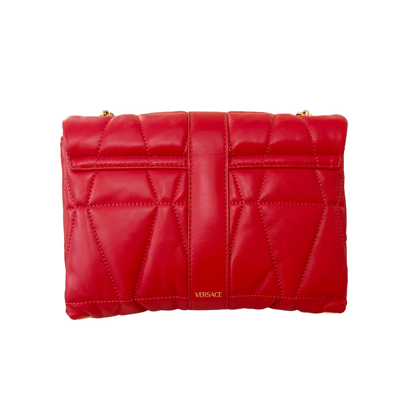 Pre-Loved Versace Kleio Quilted Shoulder Bag