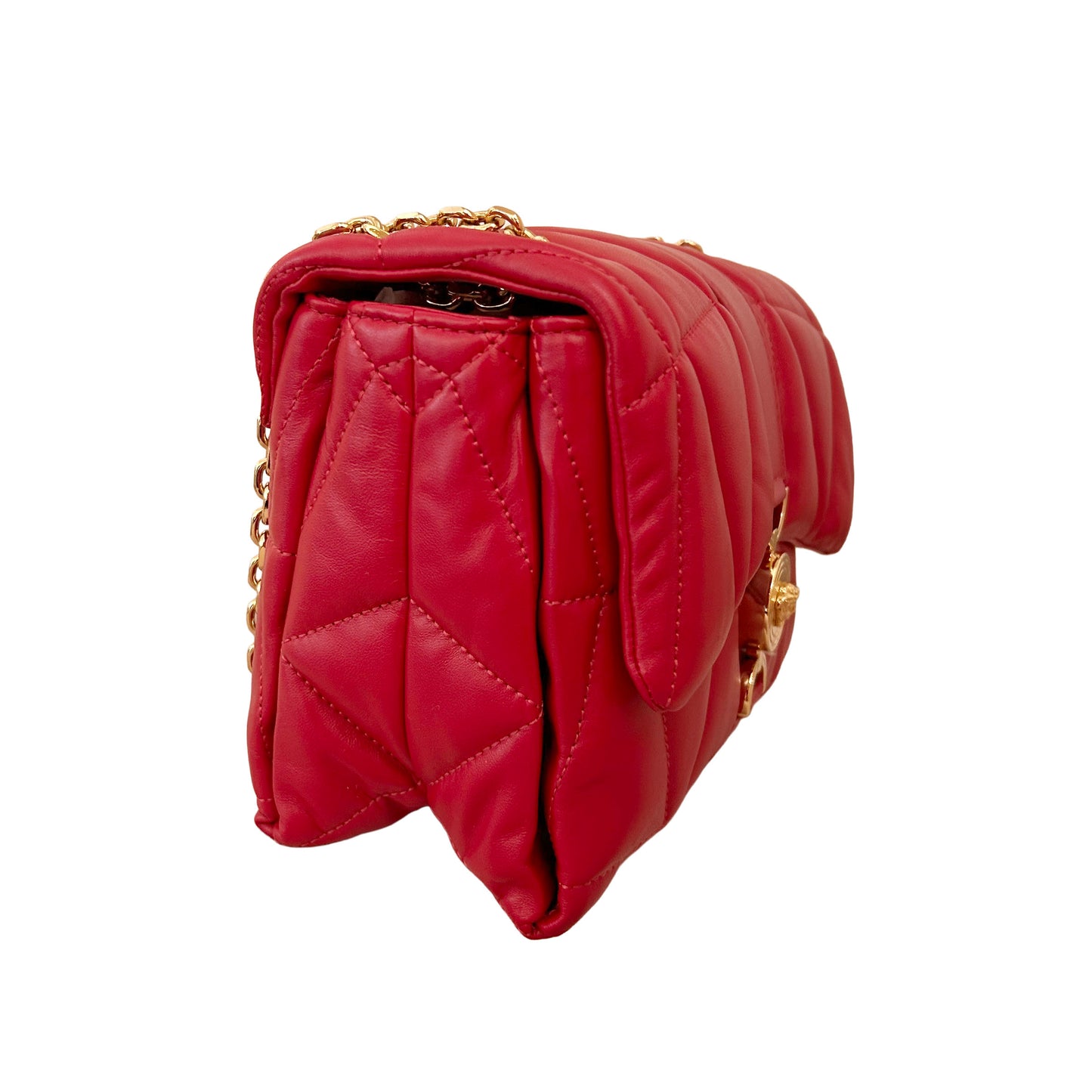 Pre-Loved Versace Kleio Quilted Shoulder Bag