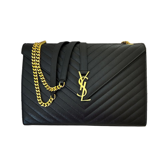 Pre-Loved Yves Saint Laurent Large Envelope Bag
