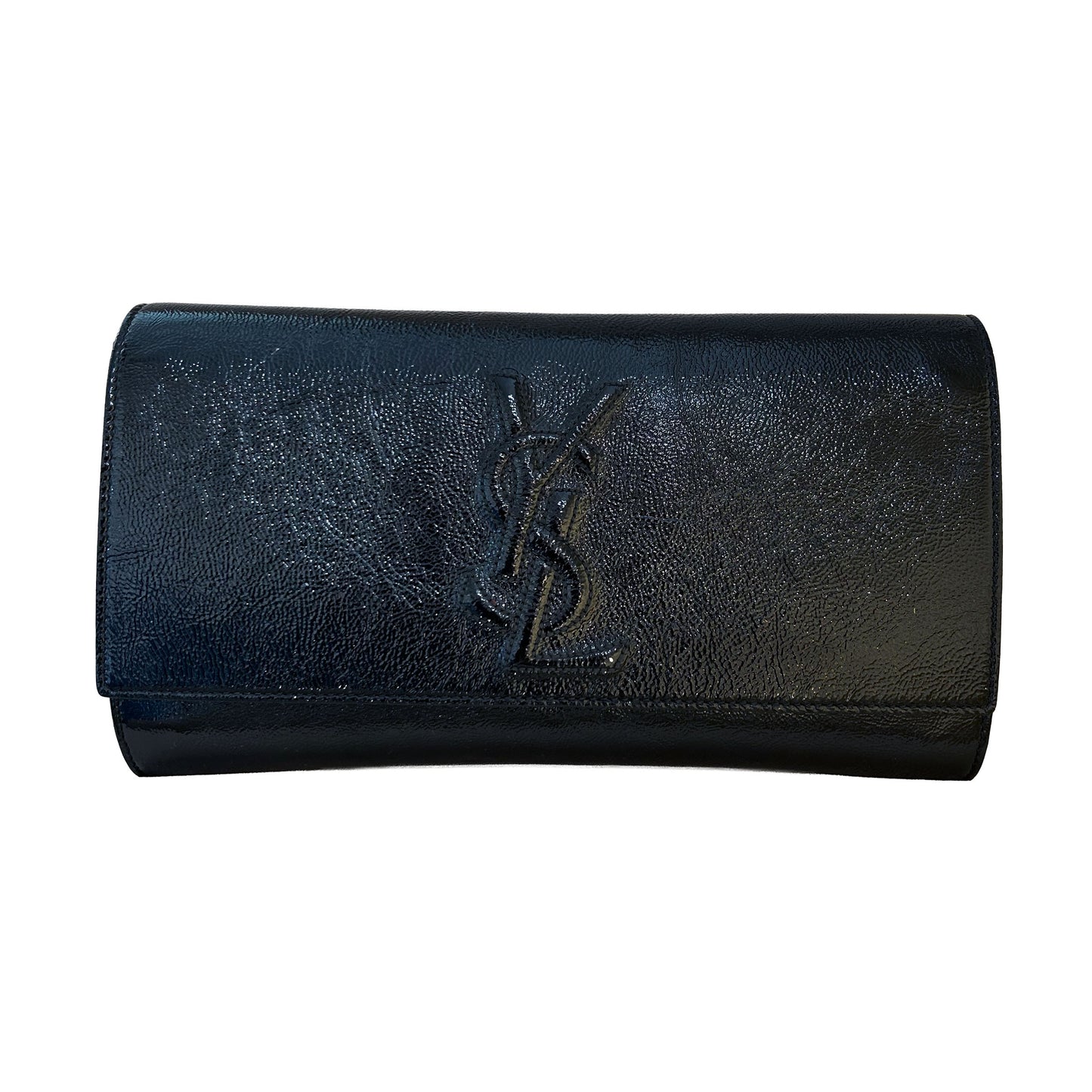 Pre-Loved YSL Patent Belle de Jour Clutch