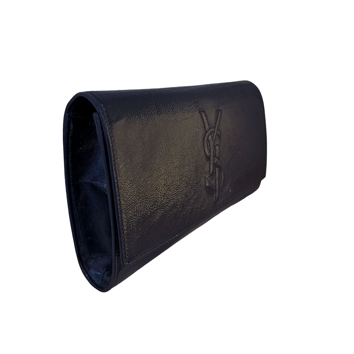 Pre-Loved YSL Patent Belle de Jour Clutch