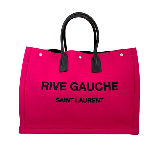 Pre-Loved YSL Wool Rive Gauche Tote